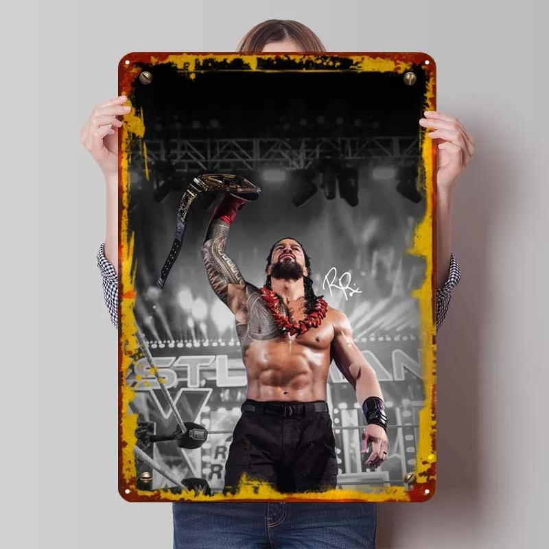 Римские награды жестяная вывеска спортивный постер украшение комнаты игровые