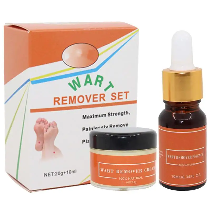 

Wart Remover Natural Ingredients Wart Remover Lotion And Cream Non Irritant Wart Set Painlessly Removes Common And Plantar Warts