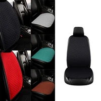 universal car seat cover protector linen front rear back flax automobile cushion pad mat backrest auto car accessori interior