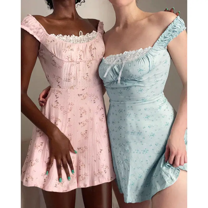 

Летний французский стиль слегка толстая горячая девушка сексуальная приталенная посадка для похудения кружевное платье-line