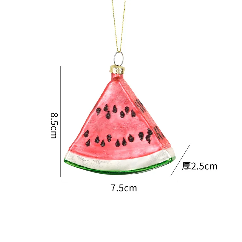 

Стеклянные фрукты и овощи подвески