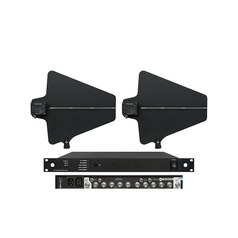 

Leicozic UA845UWB UHF Antenna Power Distribution System Amplifier RF Signals Booster For Microphone Wireless Enhancer 460-950Mhz