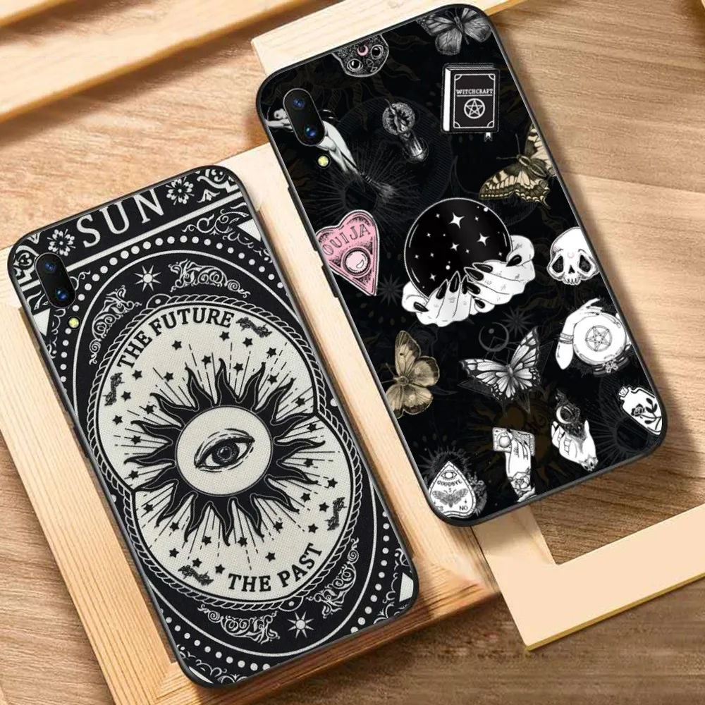 

Witches moon Tarot Mystery totem Phone Case For Huawei Y9 6 7 5 Prime Enjoy 7s 7 8 plus 7a 9e 9plus 8E Lite Psmart Shell