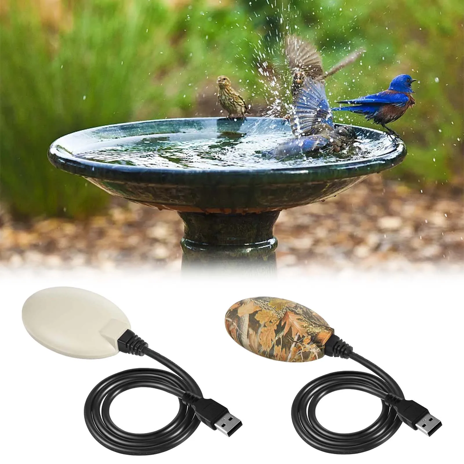 

Winter Bath Deicer Heater Safe Birdbath Deicer And Water Heater Winter Poultry Thermostatic Bath Heater With Aluminum Base For Y