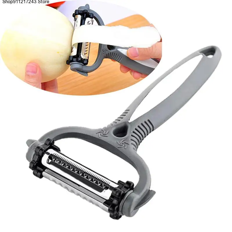 

Multifunctional 360 Degree Rotary Slicer Carrot Potato Peeler Vegetable Cutter Fruit Melon Planer Grater Kitchen Gadgets