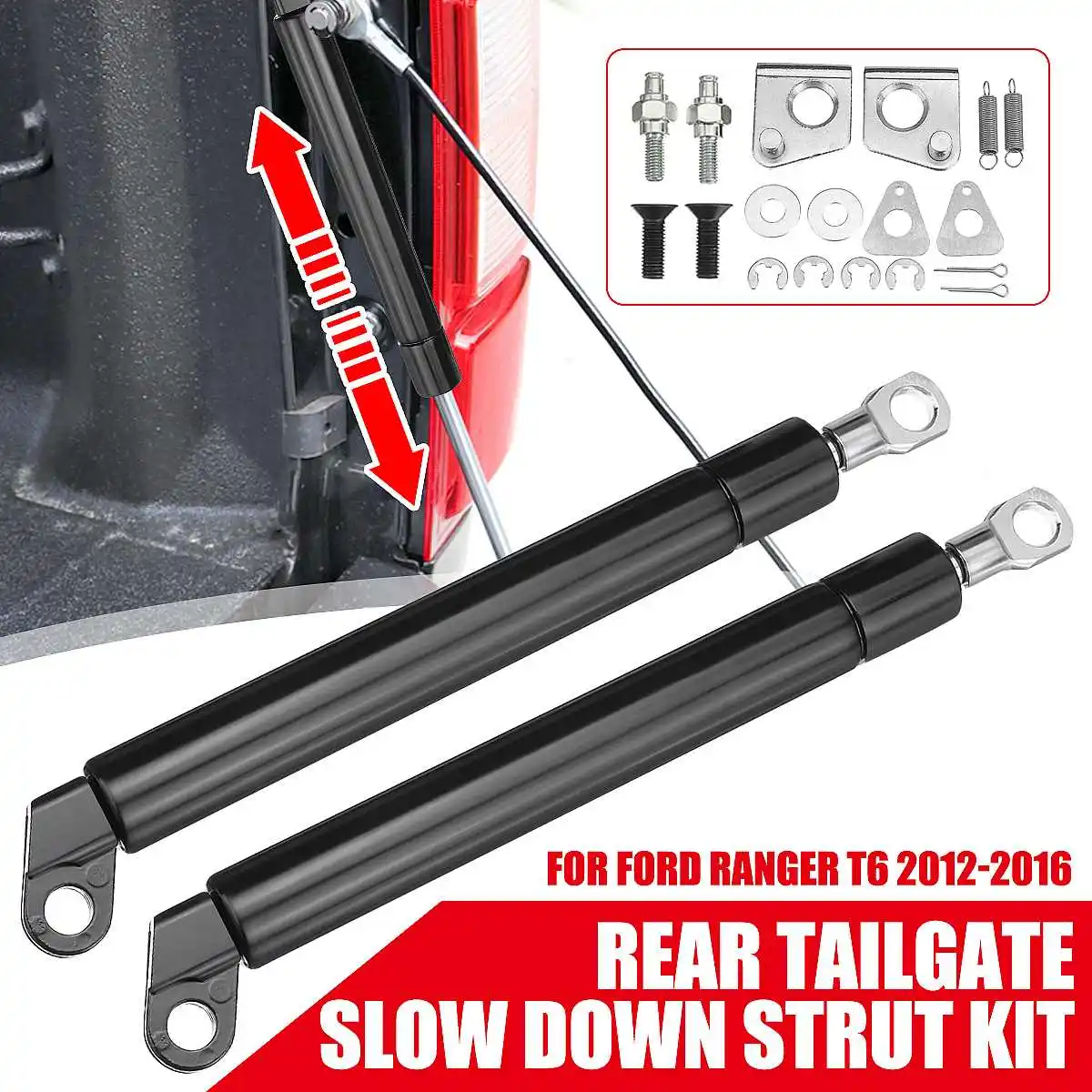 

2 шт., пружинная опорная стойка для заднего автомобиля Ford Ranger T6 2012 2013 2014 2015 2016