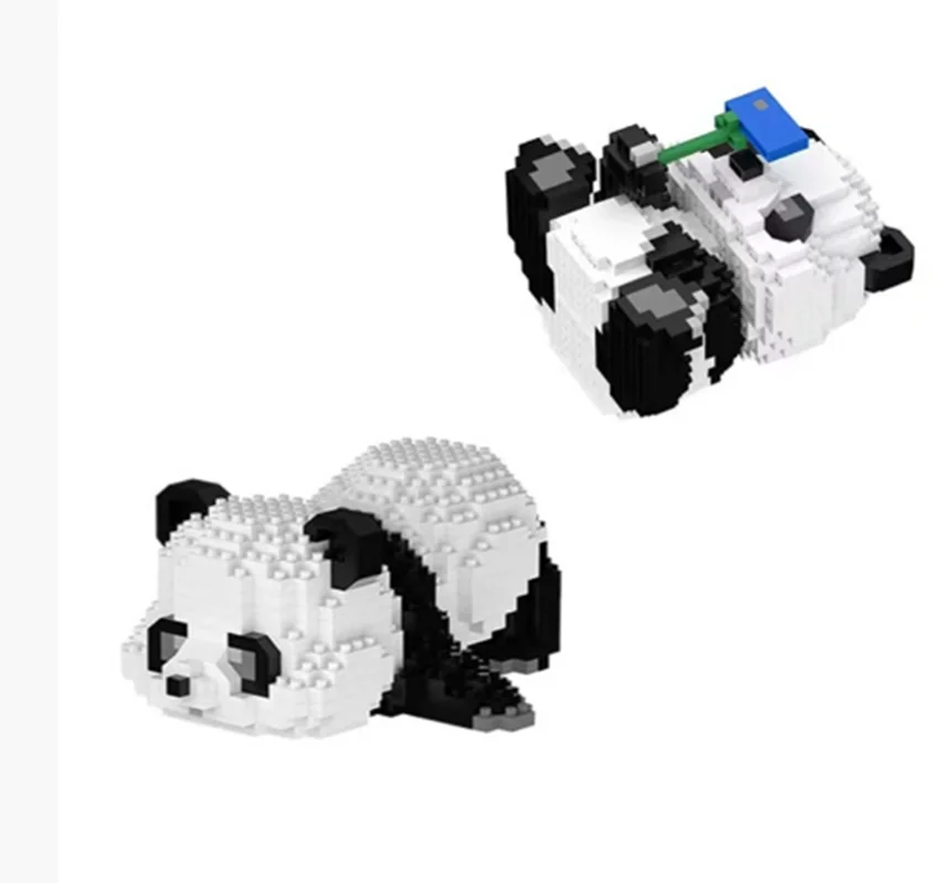 Новинка, совместимая с LEGO Panda Flower, милая орхидея, супер милая мультяшная кукла-головоломка, сборка, строительные блоки, игрушка, детский подарок (art.: 3920ce99b7656) - 3920ce99b7656