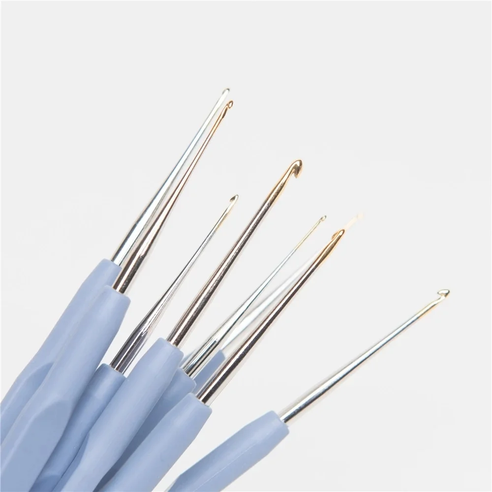 

Japan Tulip Crochet Hook Needle Blue Lace Crochet Hooks Knitting Needles Set Crochet Needles Crochet Set Kit With Free Shipping