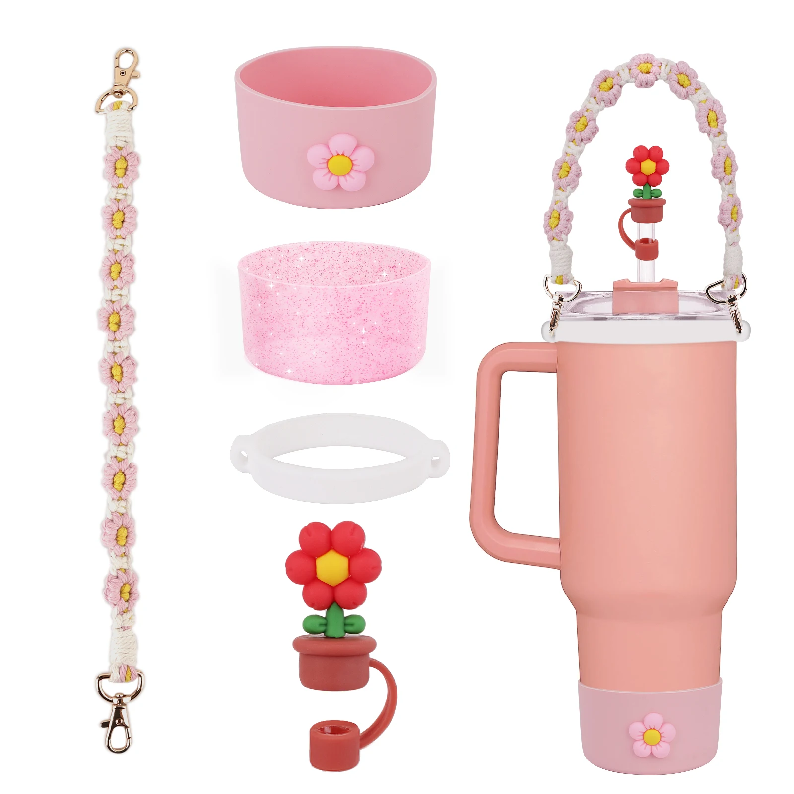 Набор Из 5 Аксессуаров Для Бутылок С Водой Stanley — 1 Ремешок Бутылки Рукав