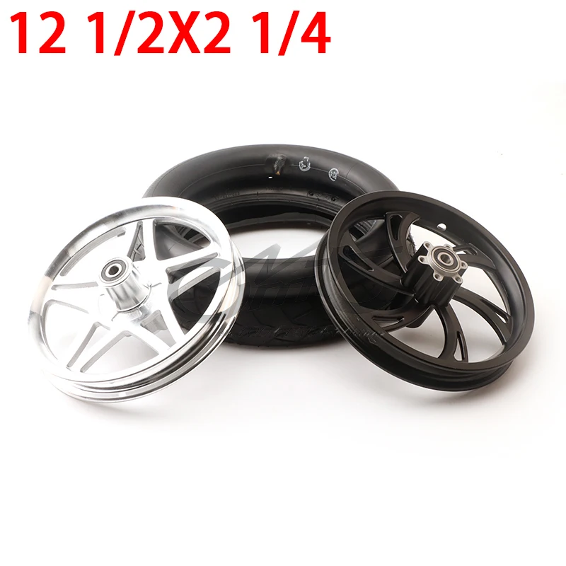 

High quality 12 1/2X2 1/4 Wheel Tire & Inner Tube & Rim Set fit for electric scooters E-bike folding bicycles parts