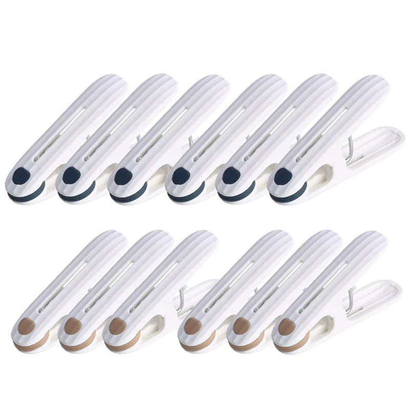 

Прищепки для одежды, 12 шт., одиночные прищепки для сухих одеял, бытовые хлопковые прищепки, большая ветрозащитная прищепка, органайзер для о...