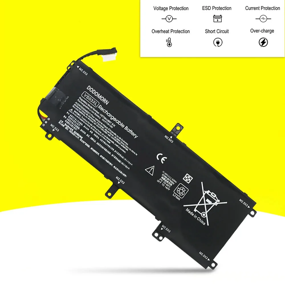 Аккумулятор VS03XL для ноутбука HP Envy 15-AS 15-AS001NG 15-AS014WM 15-AS024TU TPN-I125 849047-541 11 55 в 52 Втч