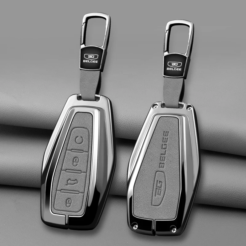 Фото Подходит для Geely BELGEE, чехол для ключей GL New Emgrand GS Vision X6 Binyue, кожаный чехол для автомобильного ключа, аксессуары из цинкового сплава, новинка. №5