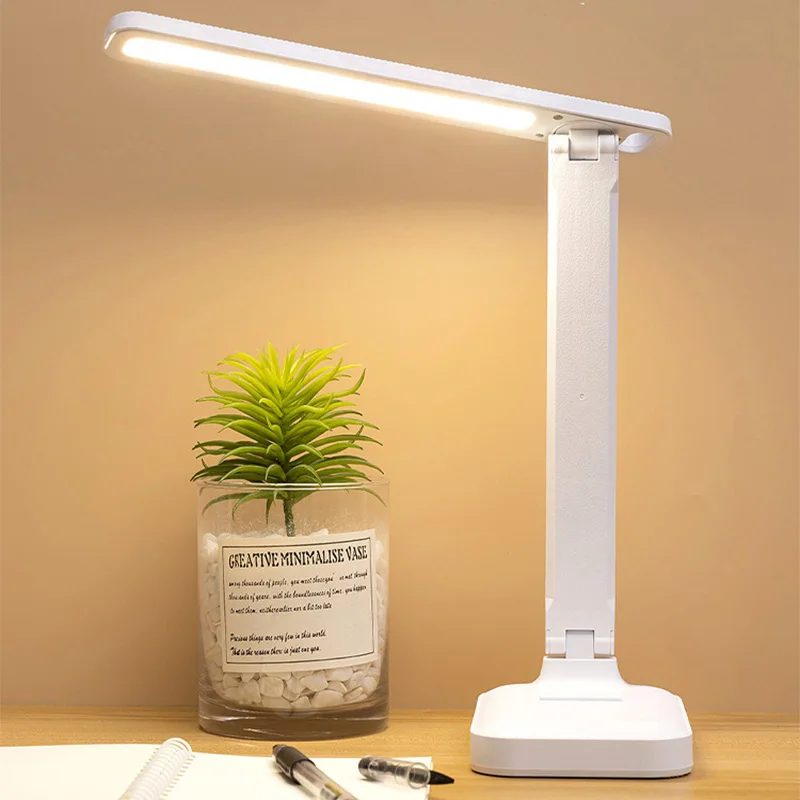 Светодиодная настольная лампа Умный складной приглушаемый светильник с защитой