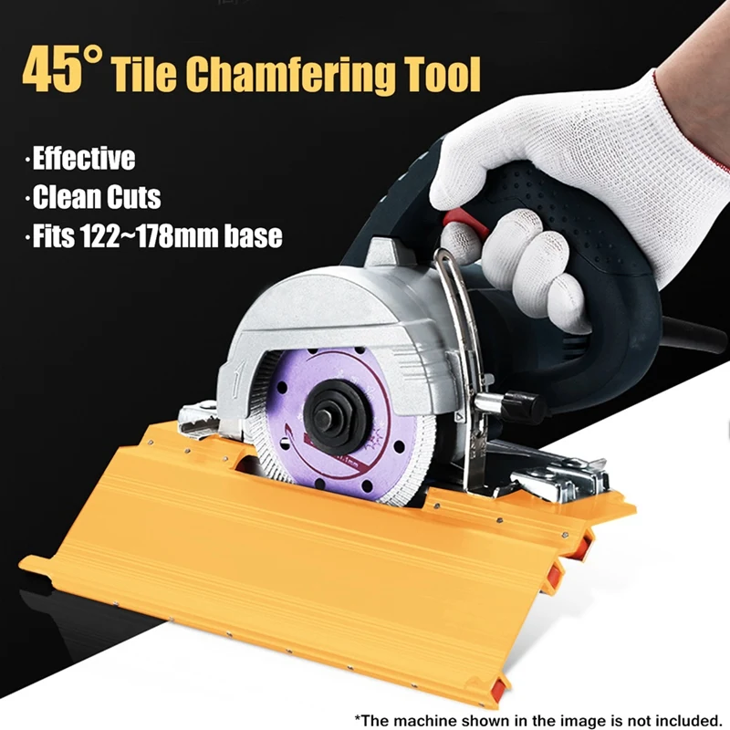 

1 PCS 45 Degree Tile Chamfering Device Miter Angle Cutting Helper Tools Corner Cutting Machine Guide Tool