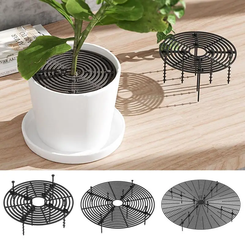 

Flower Pot Cover Plant Pot Grid Flower Pot Cover Garden Plant Pot Soil Guard Cover Plant Protector Grid Protection Accessories