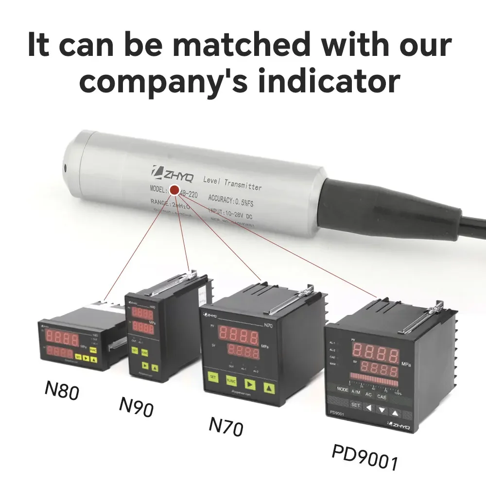Погружной датчик уровня для измерения глубины глубиной 100 м зонд приборы