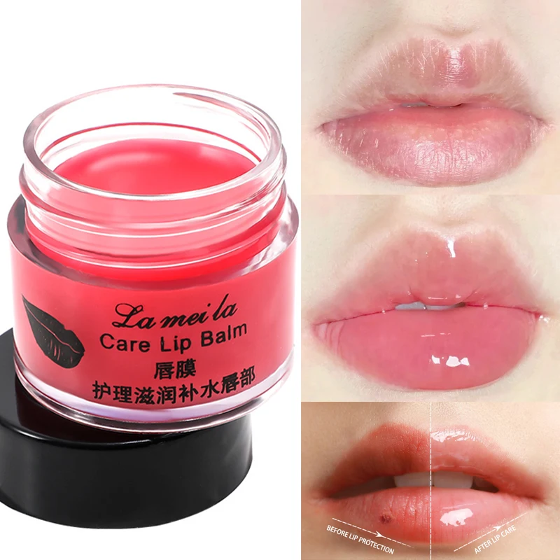

10g Moisturizing Lip Gloss Lip Sleep Mask Nourishing Anti-wrinkle Anti-cracking Unisex Lip Oil Night Sleeping Lip Balm Care