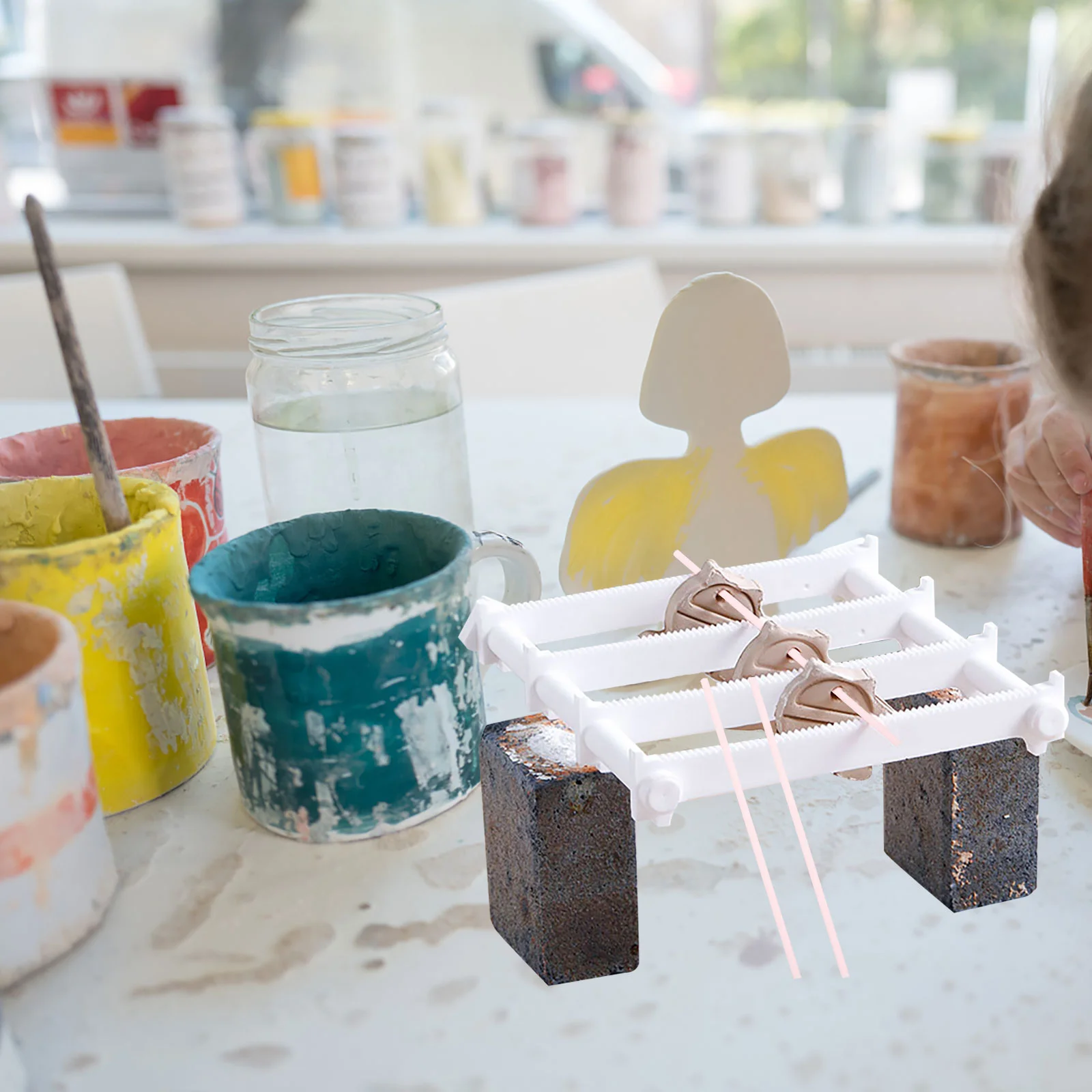 5 шт. керамическая стойка инструменты для обжига керамический стержень кронштейн