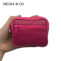 nicole co 2022 men holster zip belt passport purse women fashion sheepskin change wallet money bag key chain coin card pack