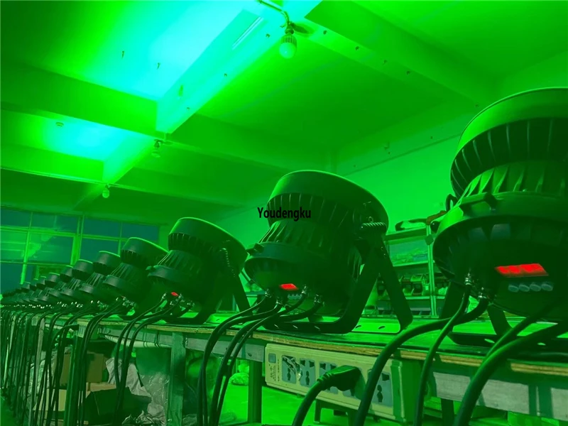 4 шт. с кейсом свадебный диджейский светодиод номинальной банки 18x15 Вт 5-в-1