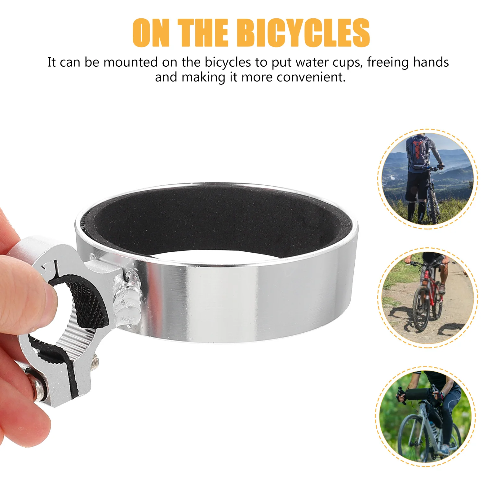 

Holder Bike Cup Bottle Water Cage Rack Handlebar Drink Accessory Mountain Convenient Beach Cruiser Cycling Accessories