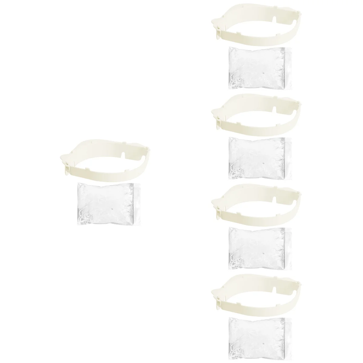 

5 Sets of Kitchen Sink Holder Filter Triangular Sink Drain Holder with Filter Mesh