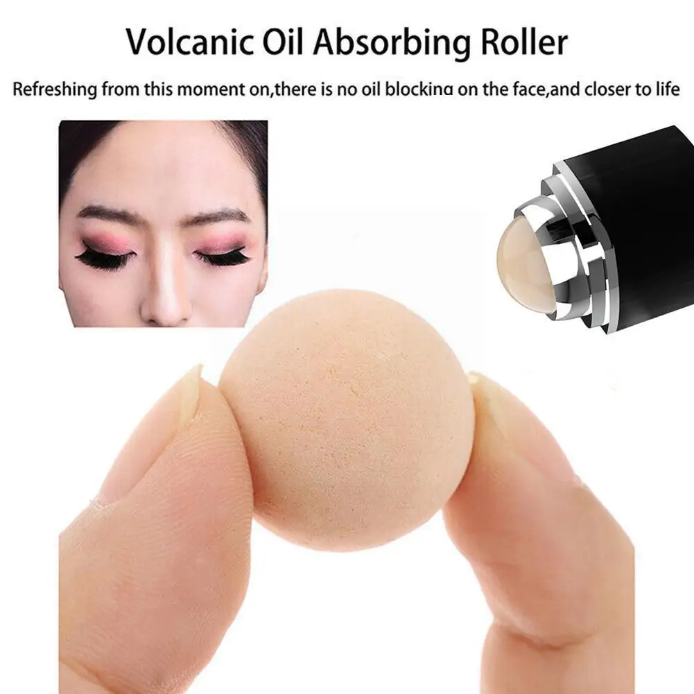 

1pc Oil-absorbing Volcanic Stone Face Shiny Changing Absorbing Volcanic Face Stone Roller Care Oil Skin Cleaning Face N1t4