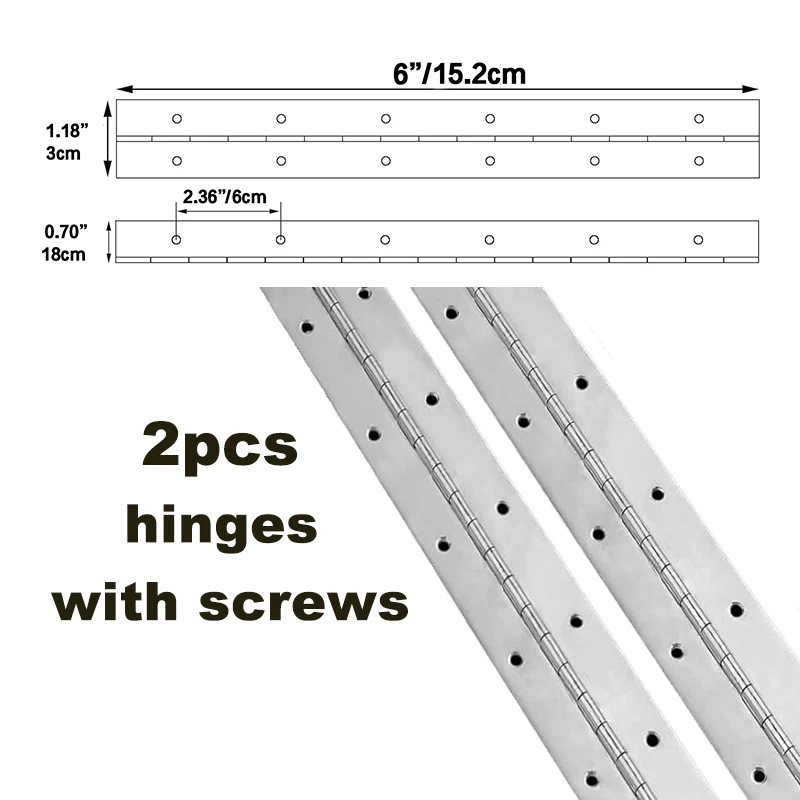 

2 шт., 6 дюймов, 8 дюймов, длинные петли, черные/серебристые петли 270 градусов для деревянной коробки, дверные петли для мебельного шкафа на заказ