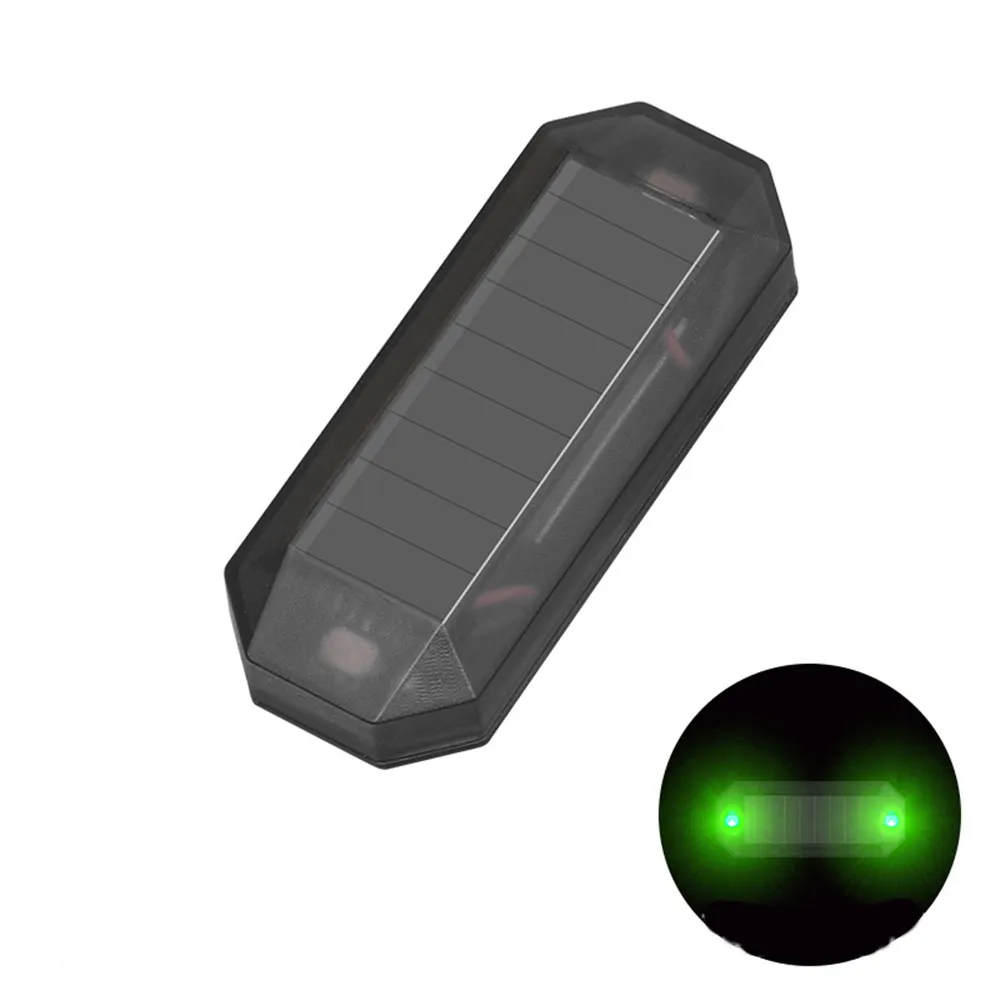 

Car Solar LED Mini Warning Light Night Ride For Motorcycle Electric Vehicle Bicycle Tail Light Anti-rear Strobe Warning Light
