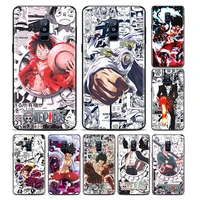 hot anime one piece luffy snakeman for samsung galaxy a8s a9s a6s a9 a8 a7 a6 a5 a3 star plus 2018 2017 2016 black phone case