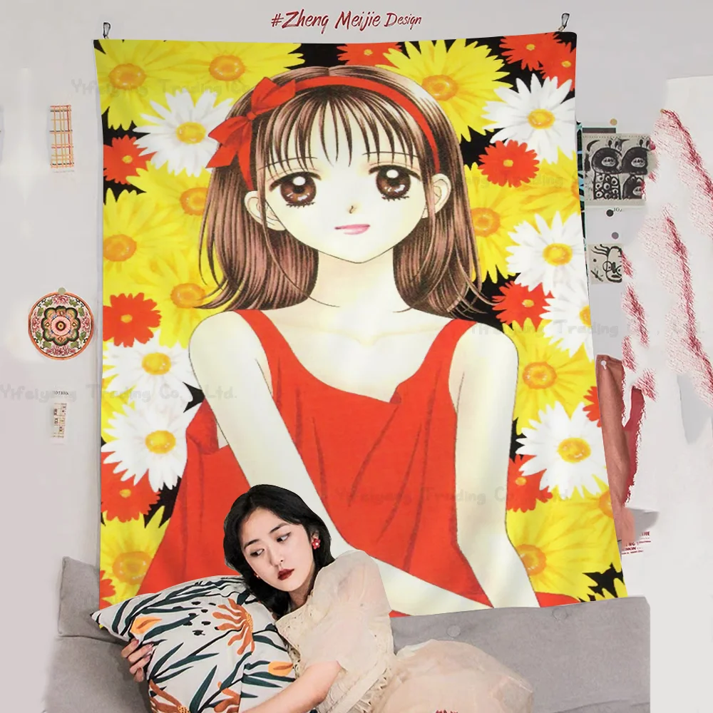 Marmalade Boy Cartoon Tapestry Home Decoration Hippie Bohemian Divination Decor