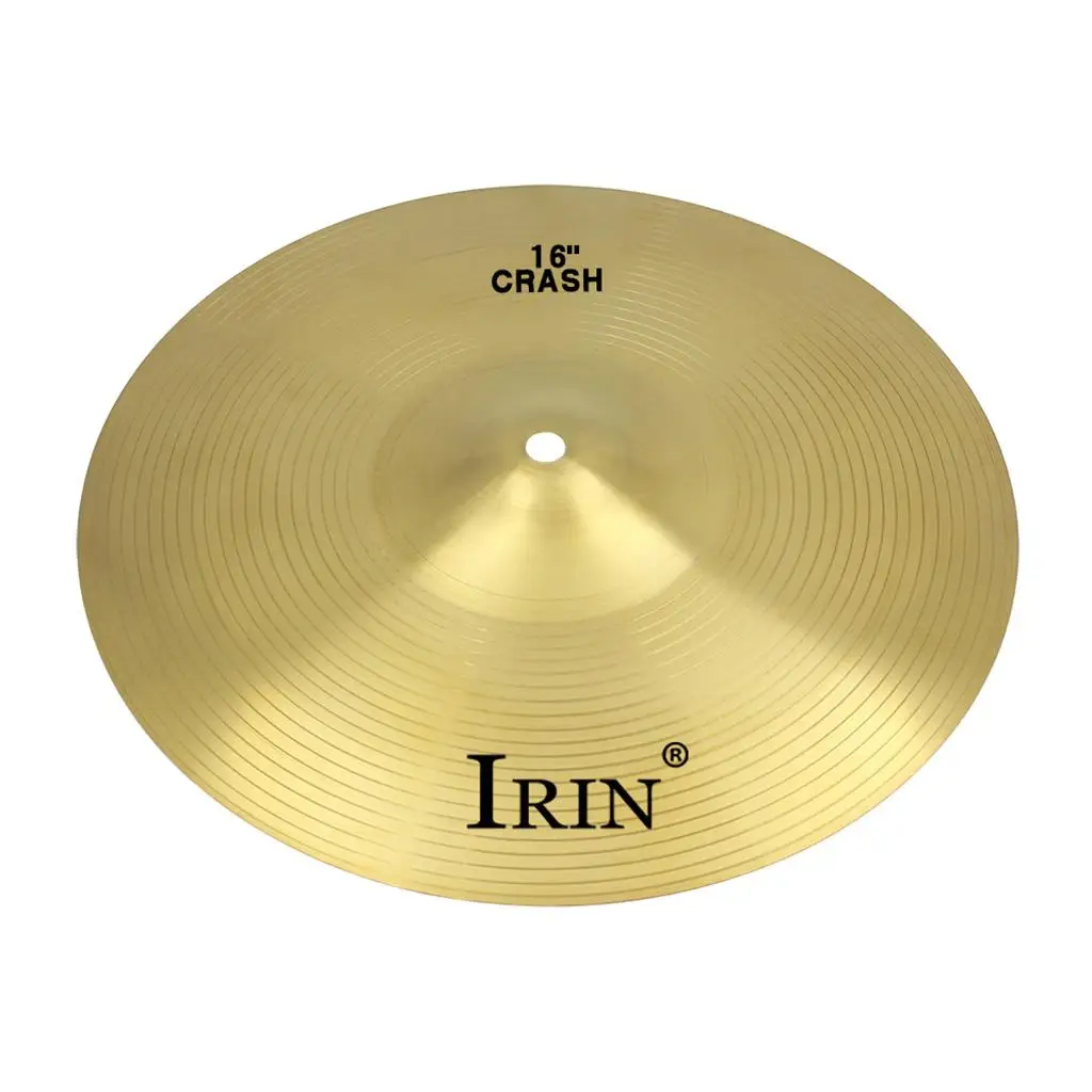 

Professional 16 inch Brass Alloy Crash Ride Hi-Hat Cymbal for Drum Percussion Set Students Beginners