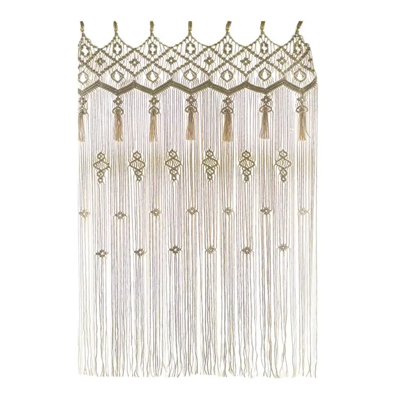 

Macrame Wall Decor Wall Art Boho Woven Tapestry Decoration Handwoven Bohemian Room Divider Large Macrame Tapestry For Bedroom
