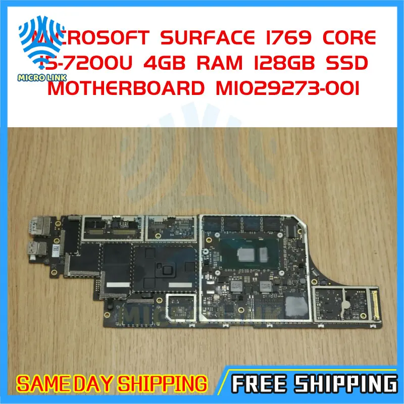 

MICROSOFT SURFACE 1769 CORE I5-7200U 4GB RAM 128GB SSD системная плата