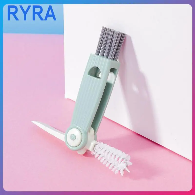 

Щетка для бутылки, щетка с зазором, многофункциональная щетка для крышки чашки, детская пластиковая щетка для чистки окон, полезные вещи для кухонной чашки, щетка