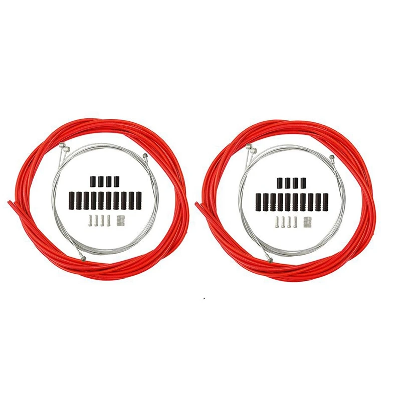 2 шт. шланг для горного велосипеда из нержавеющей стали