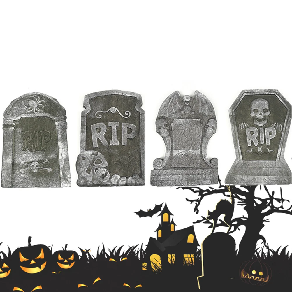 

Tombstone Props House Tombstones Haunted Ripdecor Gravestone Graveyard Mock Outdoor Gravestones Bar Decoration Ornaments