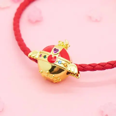

925 Sterling Silver Anime Sailor Moon Rainbow Moon Chalice Proplica Bead Charms Fit Pandora Bracelet Bangle European Jewelry