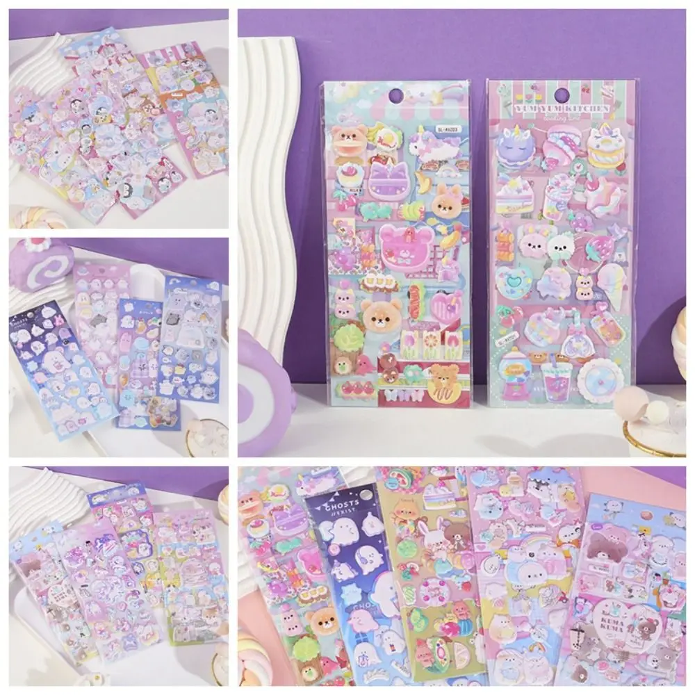 

Kids Sticker Toys 3D Bubble Foam Stickers Scrapbooking Hand Account Cartoon Bubbly Sticker Self Adhesive Diary Album