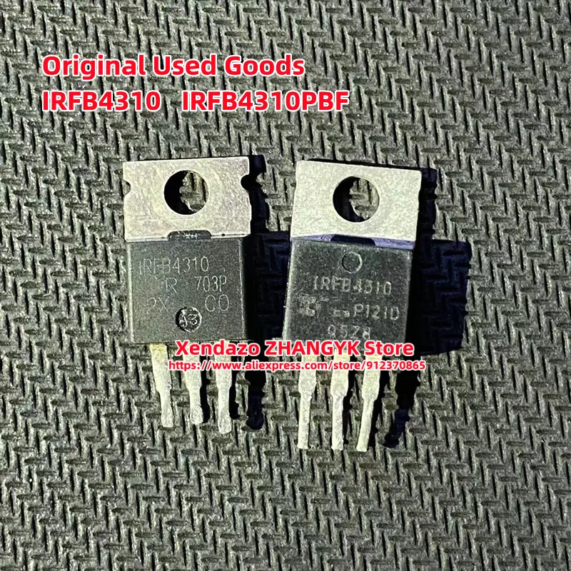 

10 шт./лот оригинальные б/у товары IRFB4310PBF IRFB4310 FB4310 MOSFET N-CH 100V 130A TO220AB гарантия качества