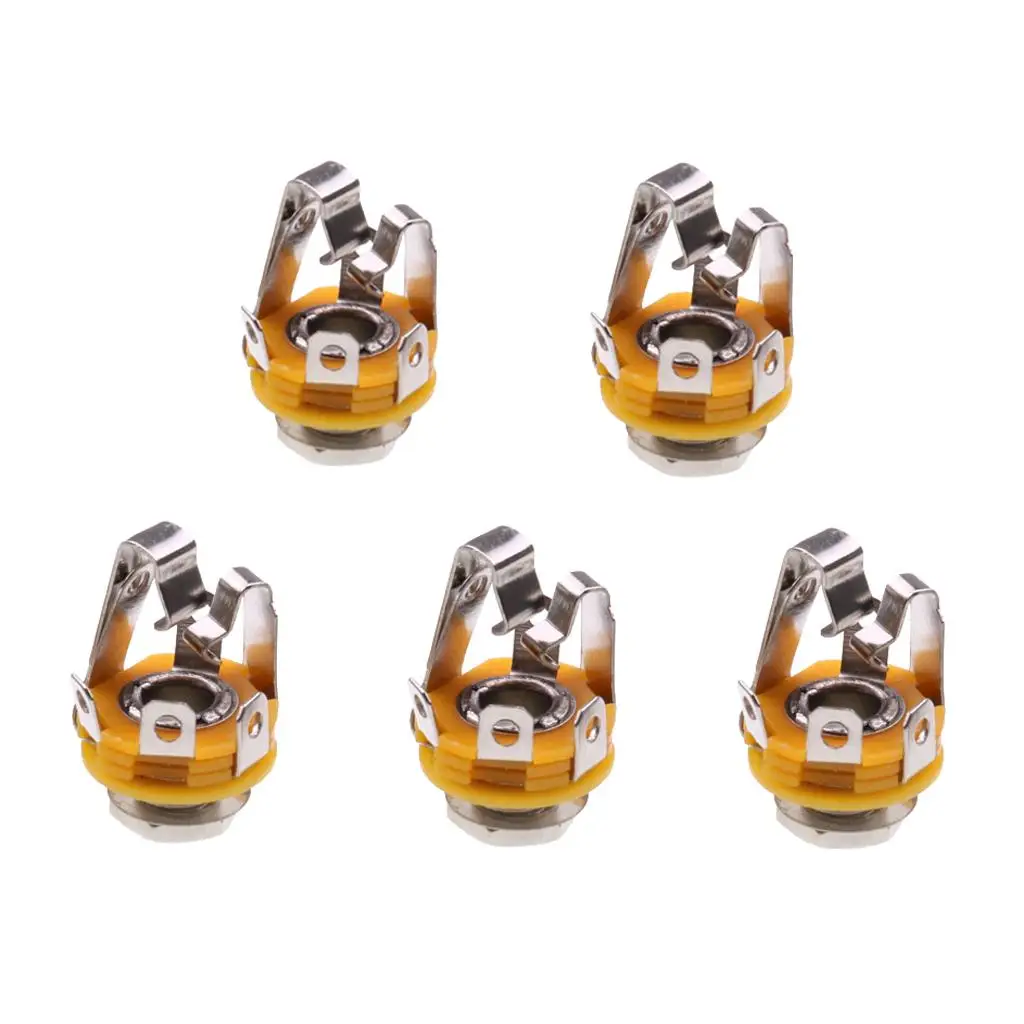 

Output Plug Input Music Equipment 5x 1/4 "6.35mm for Guitar