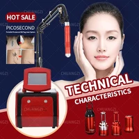2022 latest factory price professional pico second q switch nd yag laser tattoo removal and eyebrow removal machine ce