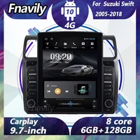 fnavily 9 7 android 10 car radio for suzuki swift video navigation dvd player car stereos audio gps dsp bt wifi 4g 2005 2018