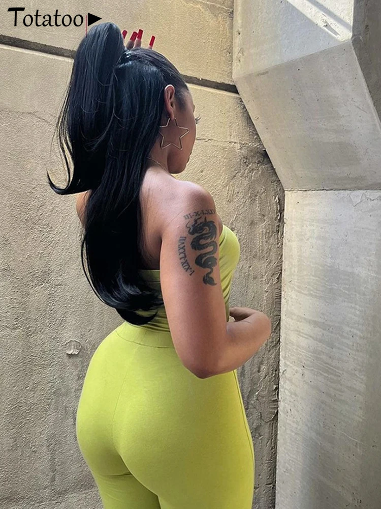 Однотонный комплект из двух предметов с цветочной вышивкой Totatoop женский летний