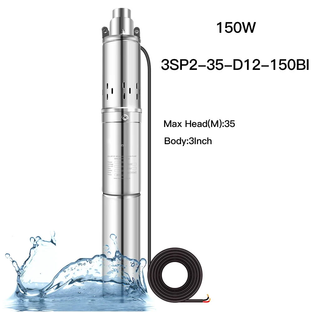 Погружной насос из нержавеющей стали 150 Вт 370 48 В