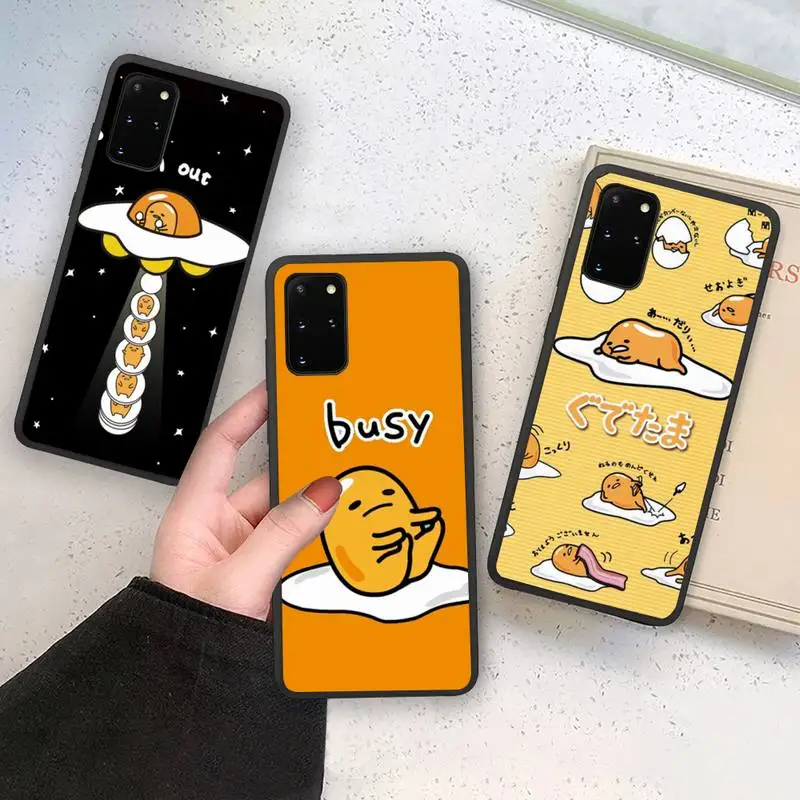 Cute Cartoon Gudetama Phone Case Soft For Samsung Galaxy Note20 ultra 7 8 9 10 Plus lite M21 M31S M30S M51 Cover |