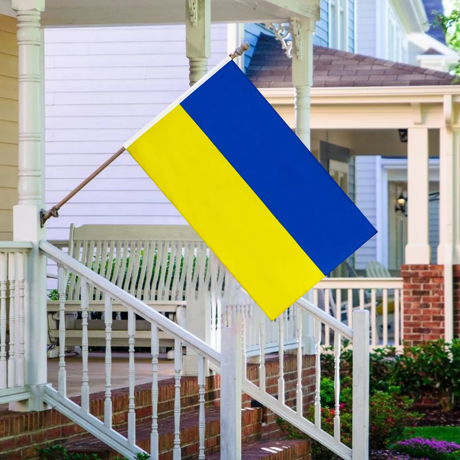 

3x5 футов украинский флаг наружный внутренний Декор украинские государственные флаги из полиэстера с латунными прокладками флаги страны дв...