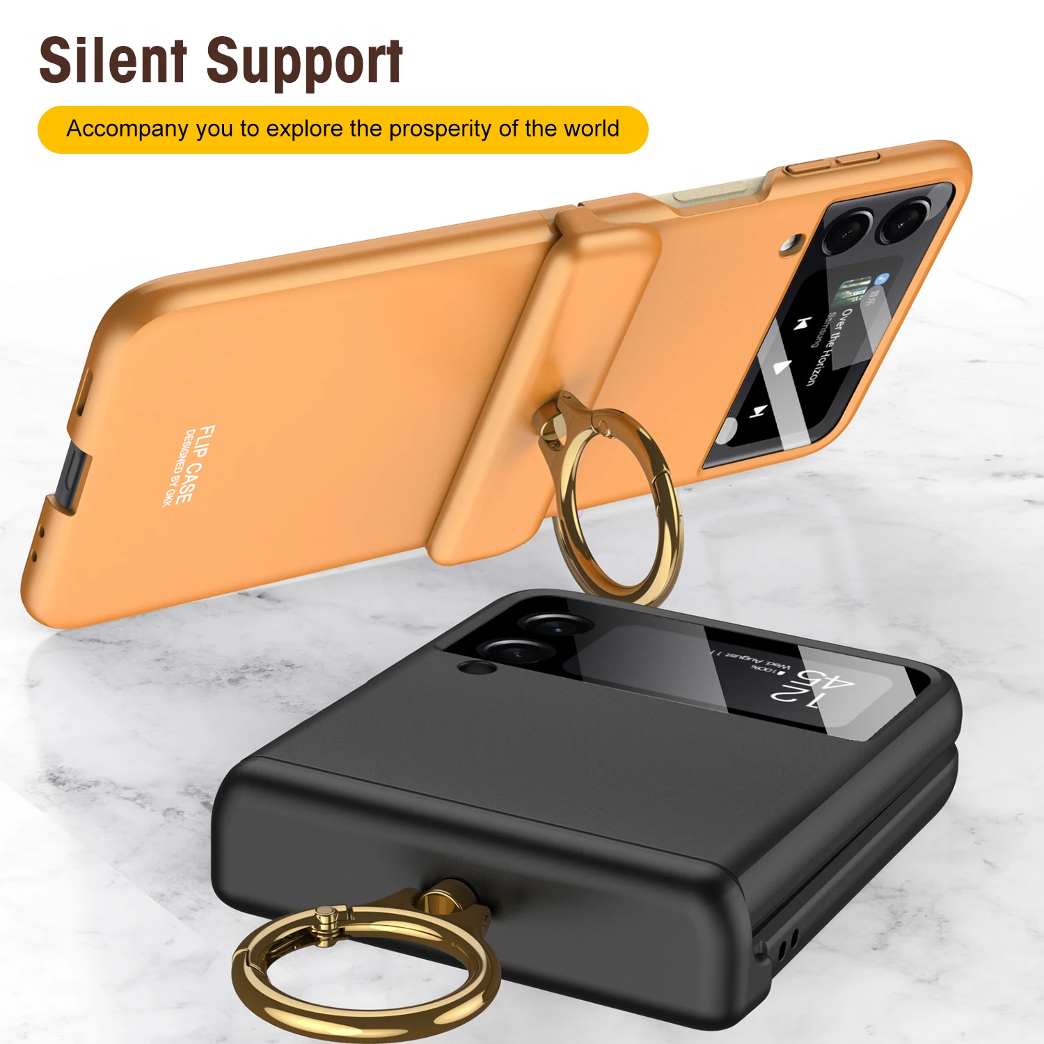 

Anti-Falling Magnetic Folding Case for Samsung Galaxy Z Flip 3 5G Flip3 Hard Protection Cell Phone Cover Funda