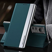 youyaemi magnetic leather case for xiaomi mi 12 pro phone case cover